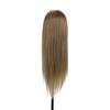 Training Head 50percent  Real Human Hair Manikin Head Hairdressing Dummy Head Salon Head + Hair Clamp