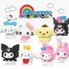 Плюшевые игрушки-головоломки Sanrio, мини-алмазы, конструктор