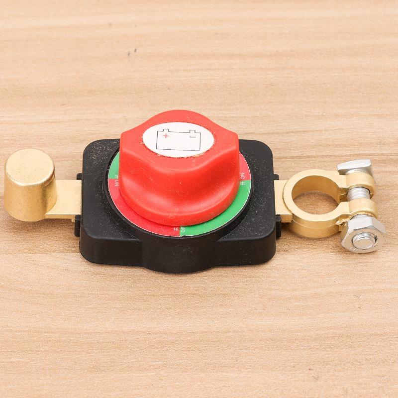 12V-48V Universal Car Battery Positive Pole Disconnect Switch Corrosion-Resistant for Sedans SUV Commercial Vehicles Accessories