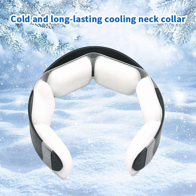 Neck Cooling Tube Ring Summer Cooler Rings Neck Circle Reusable Neck Cooling Ring Ice Cushion Tube For Adults Jogging Fishing