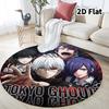 Ковер Tokyo Ghoul Круглый Ковер Ковер Для Гостиной Спальни Дивана Игровой Комнаты Декор Нескользящий Коврик Для Пола