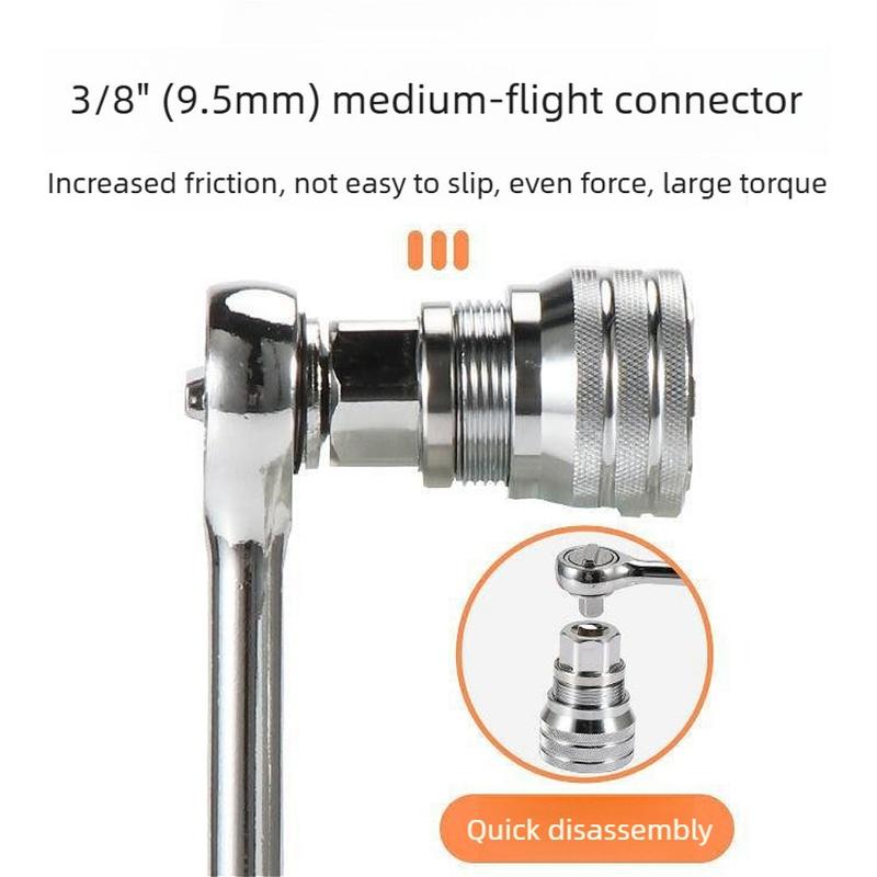 Drive Wrench Conversion Sleeve Universal Multifunctional Socket Tool Covers 10-19mm 3/8 To 3/4 Inch Specifications for Daily Use
