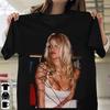 Фирменная футболка PAMELA ANDERSON Beaty, короткий рукав, черная, унисекс, S-5XL, 1H0578, унисекс футболка