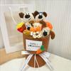 Back-to-School Creative Plush Doll Bouquet - Capybara & Leader Dog Gift for Girlfriend On Qixi Valentine's Day