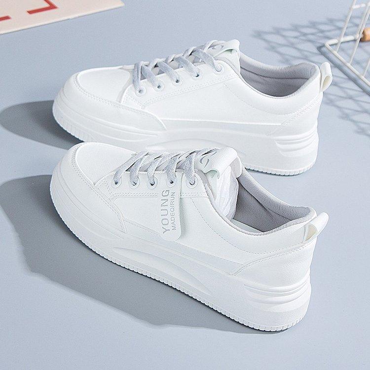 Женские маленькие белые туфли Hundred Fashion Shoes Flat Casual Shoes Sneakers