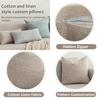Band S-System Of A Down Cushion Cover Summer Coolness Linen Fabric Double-Sided Printing Pillow Case Sofa Home Decor Gift