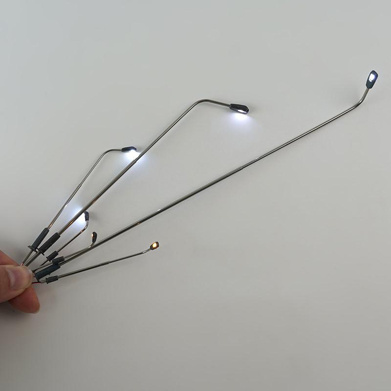 Single Head Model Railway Street Light Warm White LED 1 Pack 3V Supply for Hobbyist Diorama Train Project