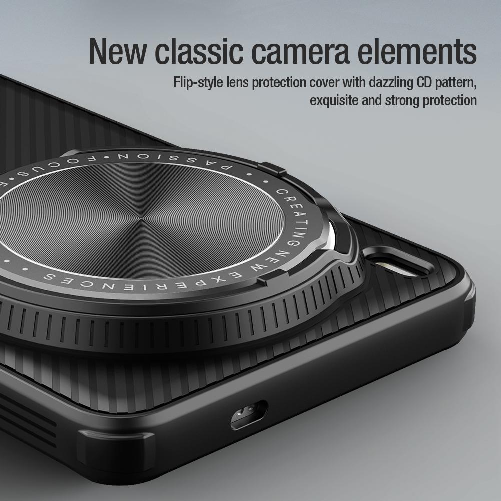 NILLKIN Camshield Prop Magnetic Series for vivo X200 Ultra 5G Magnetic Case PC + TPU Phone Cover with Camera Cover