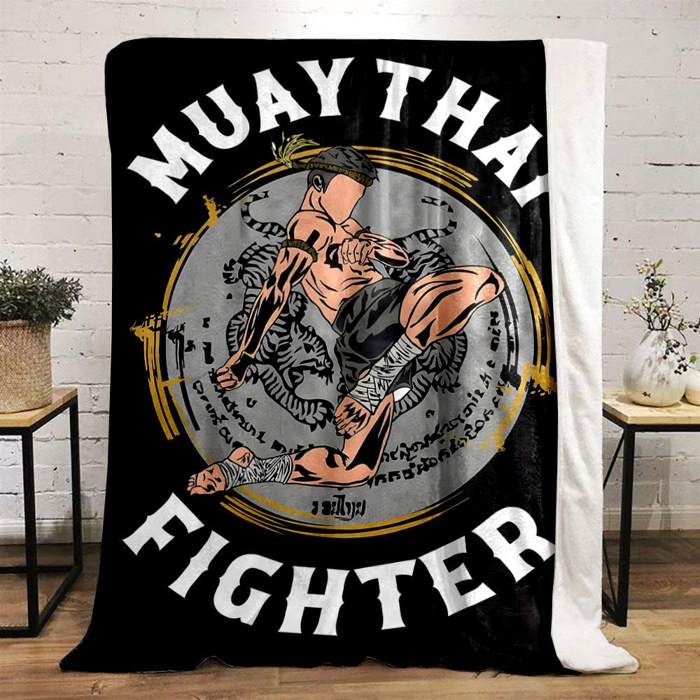 Плед бойца Муай Тай Плед для спальни Плед для гостиной Дивана плед для обеденного перерыва Мягкий плед для друга Фестиваль Подарок