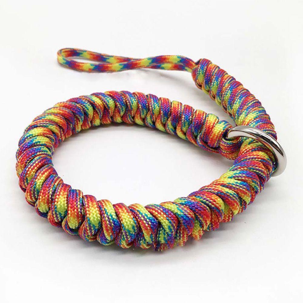 Anti-lost Braided Bracelet Wrist Strap Survival Paracord Outdoor Climbing Rope Camera Wrist Strap