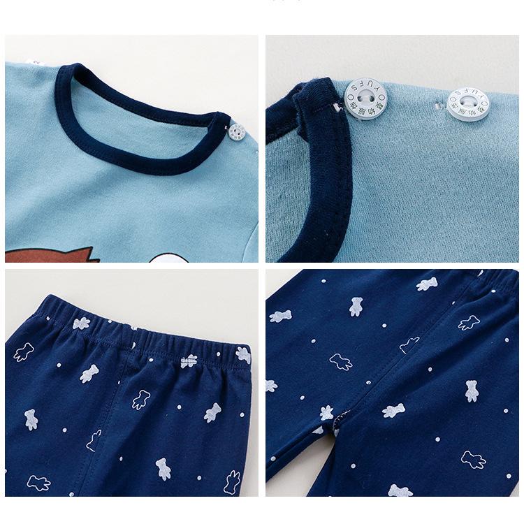 2024 Newest Boy Girls Children's Clothing Sets Sleepwear Long Sleeve Kids Pajama Girl Groups Kids Boutique Clothing