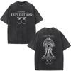 Esquie Clair Obscur Expedition  Vintage Washed T Shirts Mens Women Clothing Fashion Cotton Short Sleeve Tshirt Streetwear