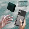 For Samsung Galaxy A34 5G Phone Flip Card Holder TPU+PC Phone Case Protective Shell