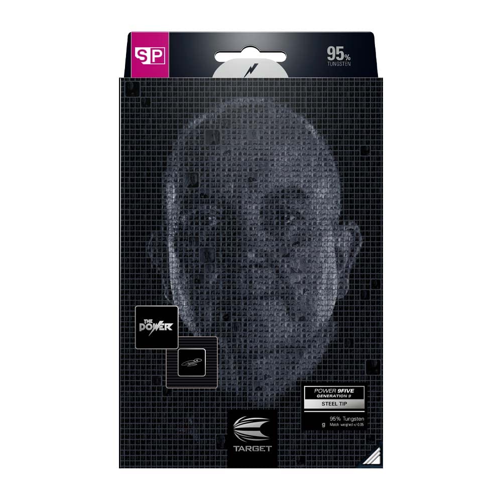 Target Target POWER 9FIVE G9 Power Nine Five Поколение 9 SWISS POINT СТАЛЬ 24г Модель игрока Фила Тейлора Баррель для дартса Набор дартс <190173>