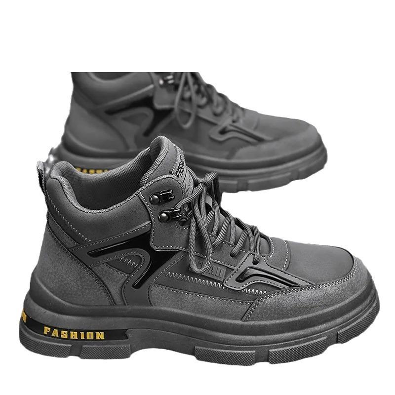 Luxury2024 Мужская новая ретро-высокая универсальная повседневная обувь корейского выпуска с толстой подошвой, прочная спортивная обувь для альпинизма на открытом воздухе