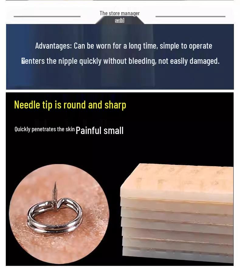 Массажер и десенсибилизатор для сосков для мужчин и женщин - Идеально подходит для тренировки оргазма, сенсорных игр и незаметного ношения.