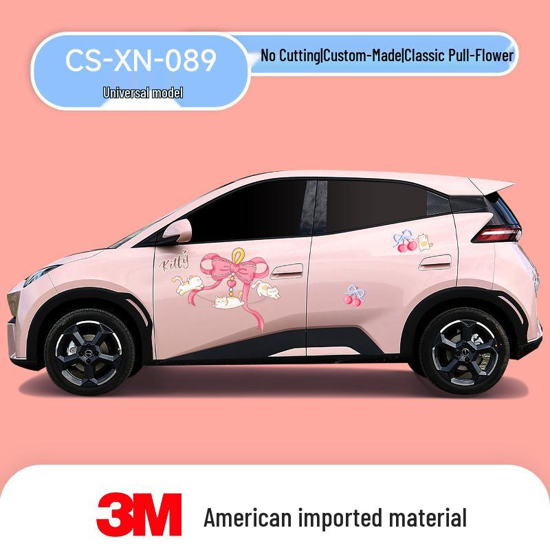 Креативные наклейки на кузов автомобиля BYD Seagull