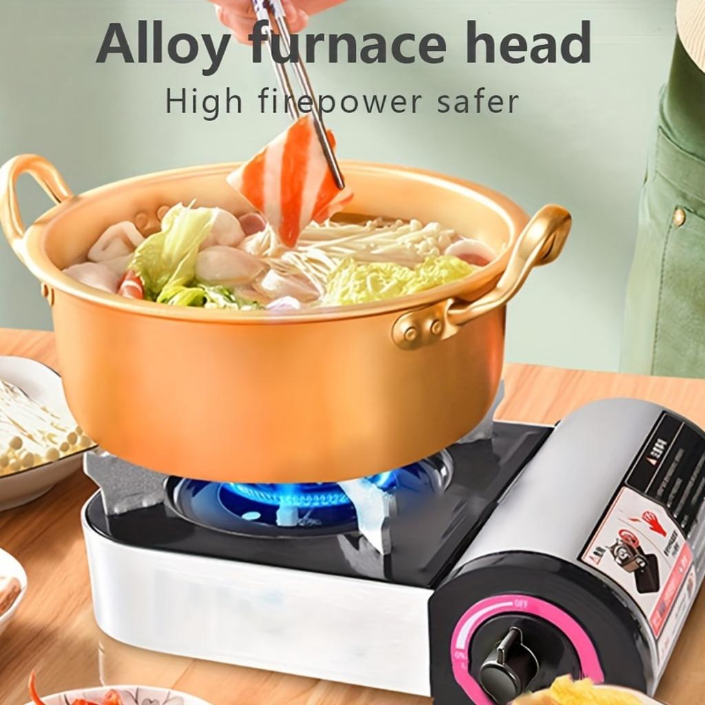 1pc Mini Portable Gas Stove, Barbecue Stove For Outdoor Camping Picnic