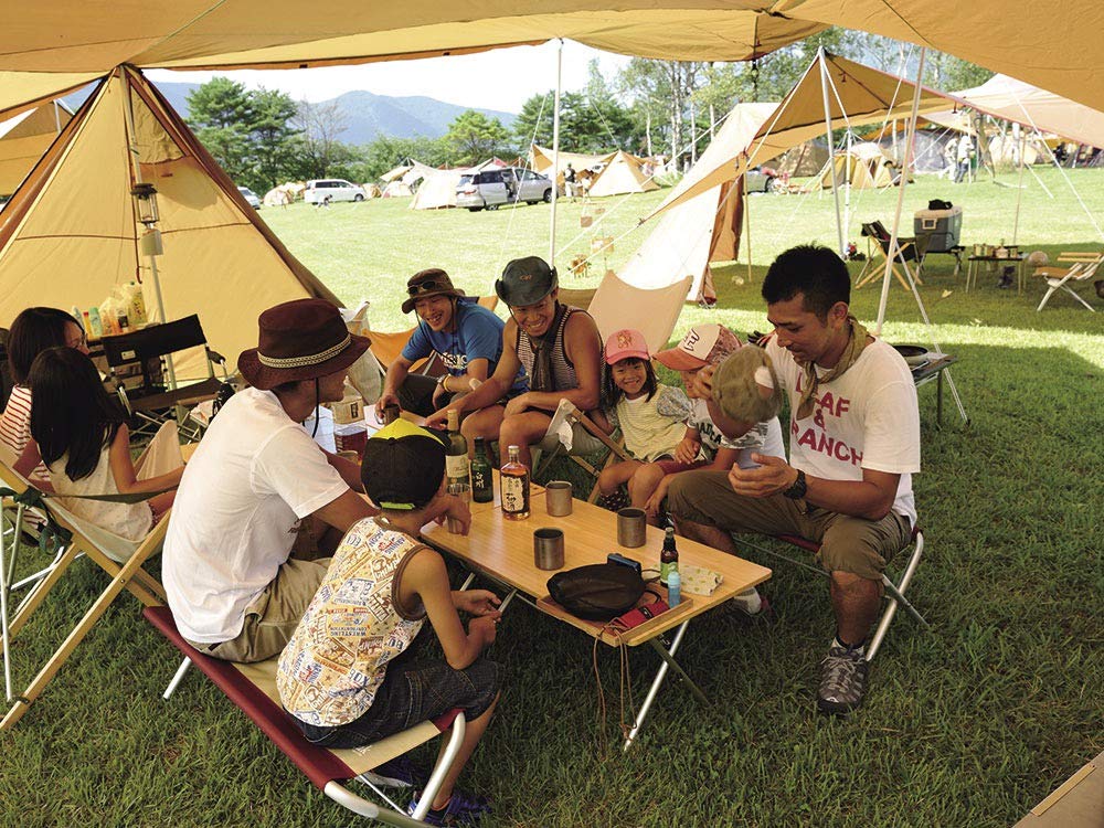 Snow Peak One Action Low Table Bamboo with Storage Case Desk Folding Compact Outdoor Camping LV-100TR