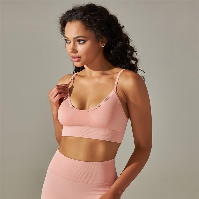 Nessaj Женский спортивный бюстгальтер для тренажерного зала и фитнеса, нижнее белье для йоги, спортивный топ с пуш-ап, жилет без рукавов для бега