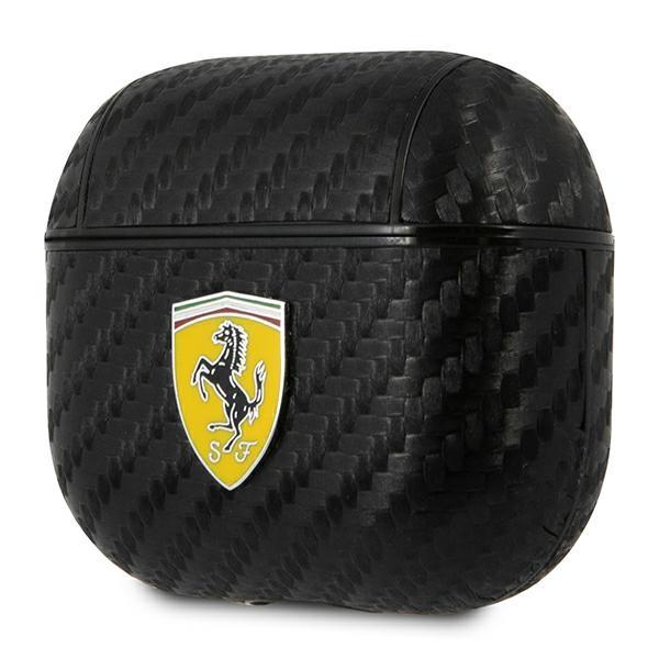 Ferrari Fesa3Cabk Airpods 3 Coverczarny/Black On Track Pu Carbon