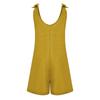 Women's Casual Loose Solid Color Overalls With Pockets And Sleeveless Jumpsuit Jumpsuit