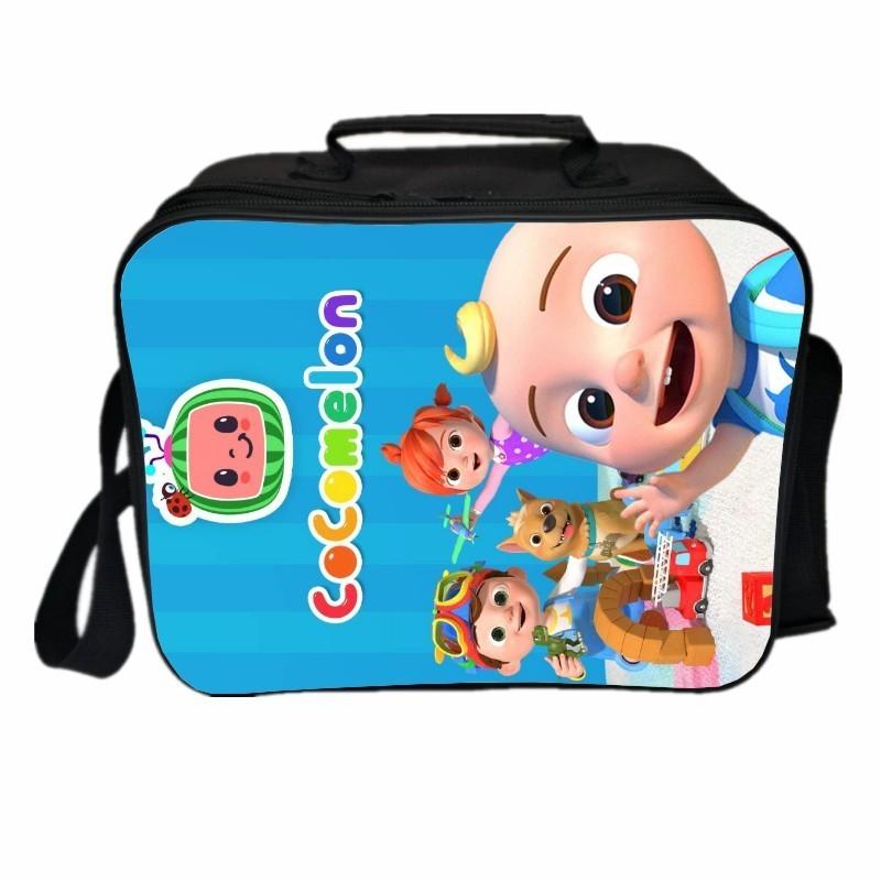 Cocomelon Insulated Lunch Box Bag With Large Capacity For Childrens Outdoor Adventures