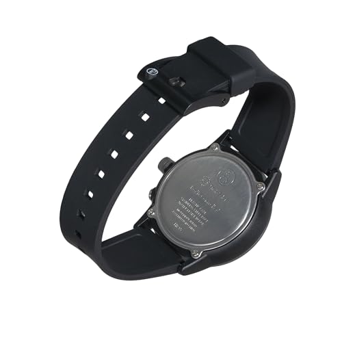 Citizen Часы Q&Q Smile Solar с радиосинхронизацией D08A-001VK 10 ATM Водонепроницаемые Аналоговые Уретановый Ремешок Мужские Черные