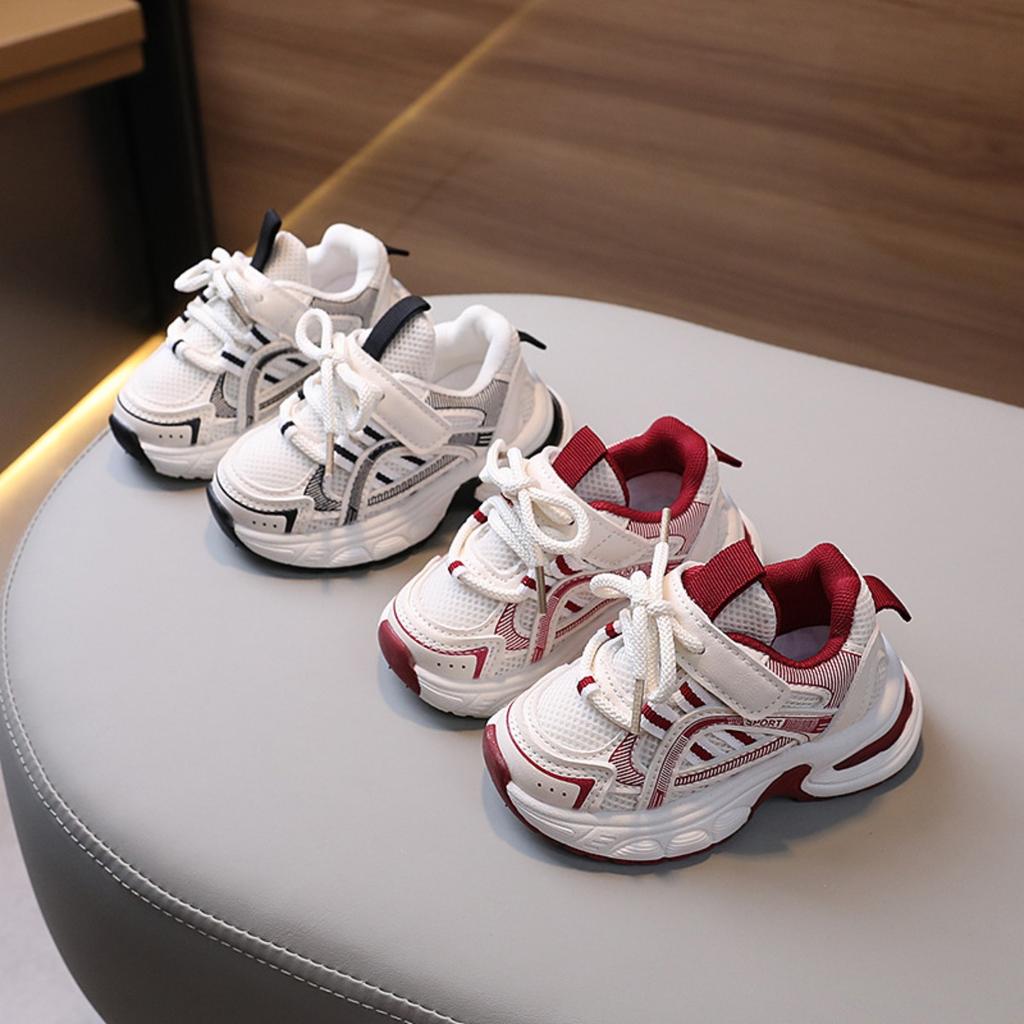 Весенне-осенние детские спортивные туфли для мальчиков 1-3 лет 5 Дышащие кроссовки на мягкой подошве для девочек