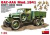 MiniArt 1941 Soviet Cargo Truck Plastic Model 1/35 GAZ-AAA