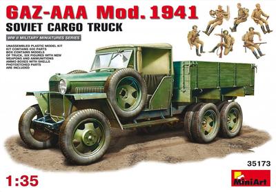 Miniart 1/35 ГАЗ-ААА 1941 Советский грузовик Пластиковая модель