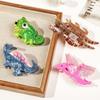 Acrylic Cute Cartoon Dinosaur Hair Claw Women Girls Simple Kawaii Hair Grab Clip Back of Head Hair Shark Clip Style Accessories
