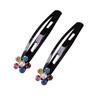 Crystal Hair Pins Black Hair Clip Hairgrips Barrettes Headwear for Kids Girls Hair Accessories