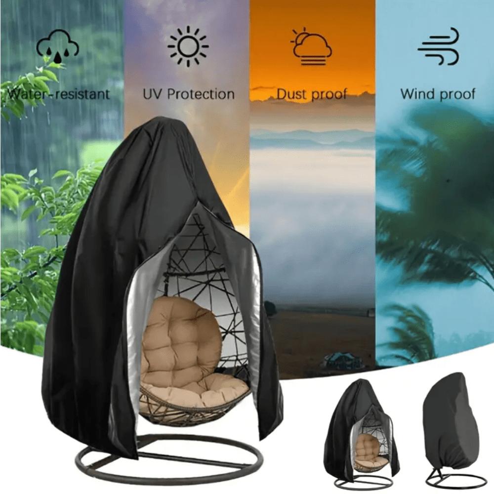 1pc of Patio Hanging Chair Cover, Made of Durable 210D Oxford Fabric, Available In Various Colors, To Protect Your Patio Hanging Chair.
