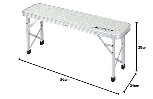 Складная алюминиевая скамья Captain Stag Camping Chair Laforet FD UC-1604