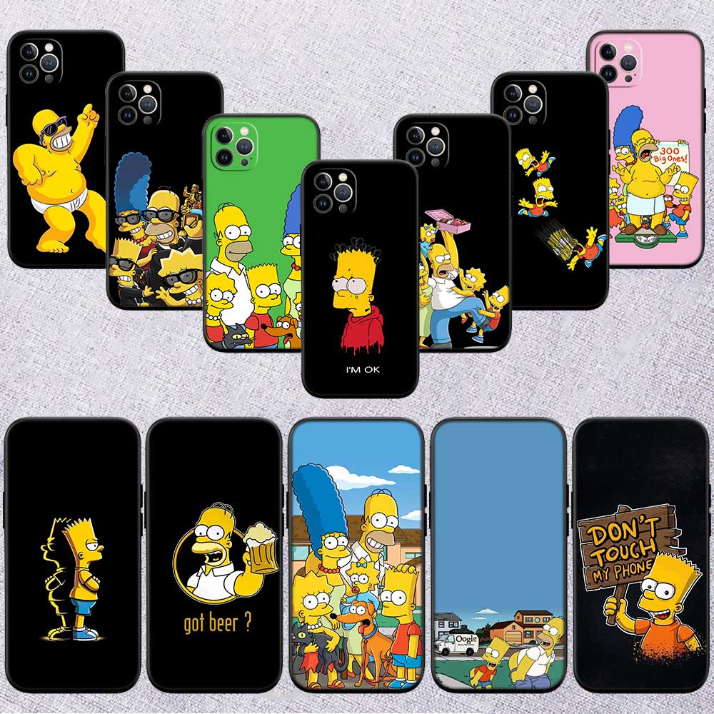 UP45 S-Simpsons New High-End Shell Phone Case for iPhone SE X XS XR 16E 17 11 Pro Max 8 7 6 6s Plus Air