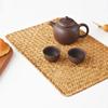 Natural Woven Rattan Table Placemats Heat Resistant Tablecloths Durable Table Mats  Kitchenware