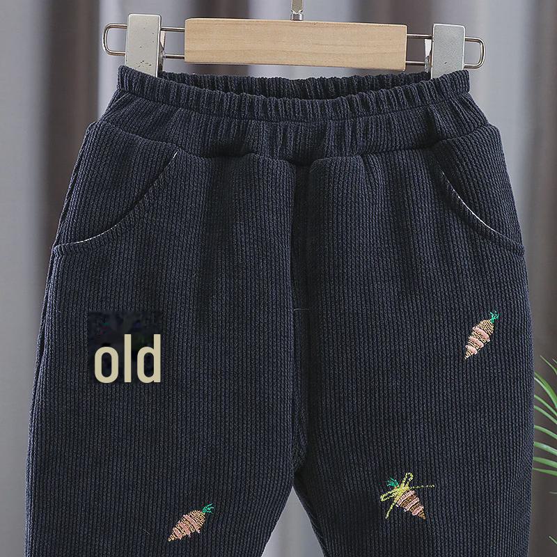 Детские брюки из утолщенного бархатного хлопка: Ультратеплая зимняя одежда для мальчиков и девочек