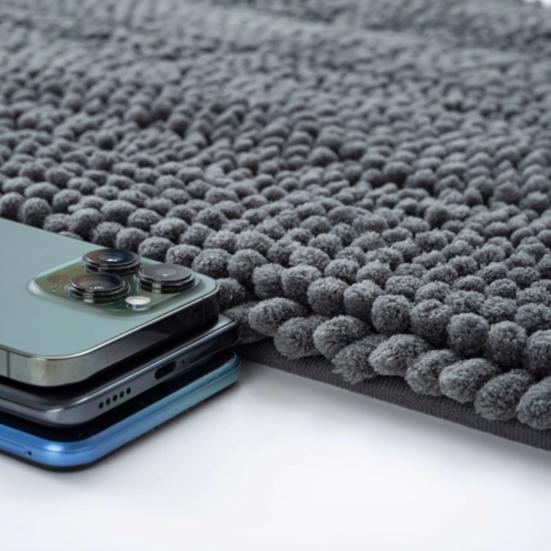 Шениловый коврик для ванной Мягкий короткий плюш Водопоглощающий коврик для ванной Быстросохнущий