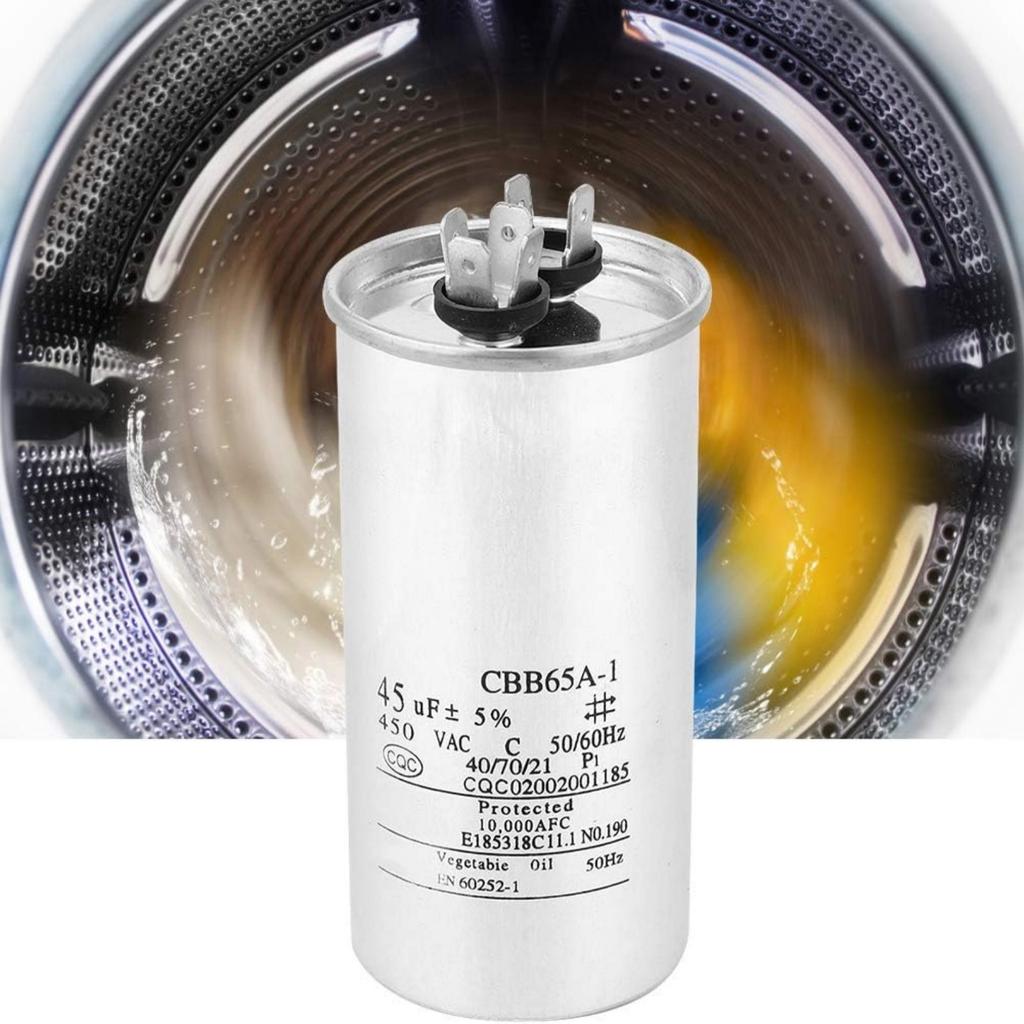Многофункциональный конденсатор для кондиционера 450В 45мкФ Запчасть для ремонта кондиционера Отлично подходит для профессионального и личного использования