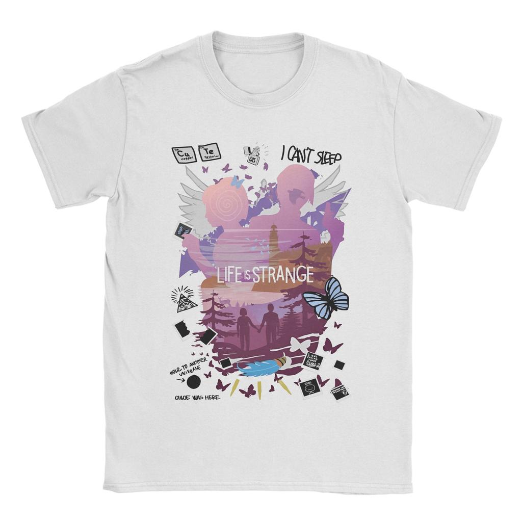 Men Life Is Strange Butterfly T Shirt 100 Cotton Clothing Awesome Short Sleeve Crew Neck Tees Gift Idea TShirts