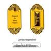 Наклейка на телефон из чистого золота 999 пробы, 2 мг - Дизайн «Мир и Радость», Корпоративный подарок, Креативный аксессуар