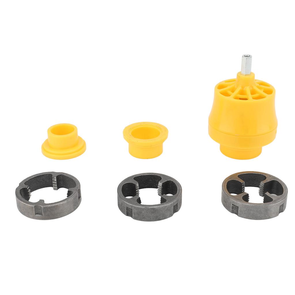 Инструмент для нарезки резьбы ПВХ для электродрели 1 2 дюйма 3 4 дюйма 1 дюйм Труборез Набор сантехнического инструмента для профессиональной резки