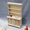 Miniature Sturdy Wood Bookcase 1 12 Scale Dollhouses Furniture Three Layers Cabinet Accessory for Pretend Play Toy
