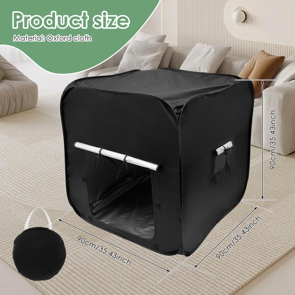 Kids Corner Tent 80*80*105CM Foldable Indoor Blackout Tent for Autistic Children to Play & Relax Calm Down Tent with Storage Bag