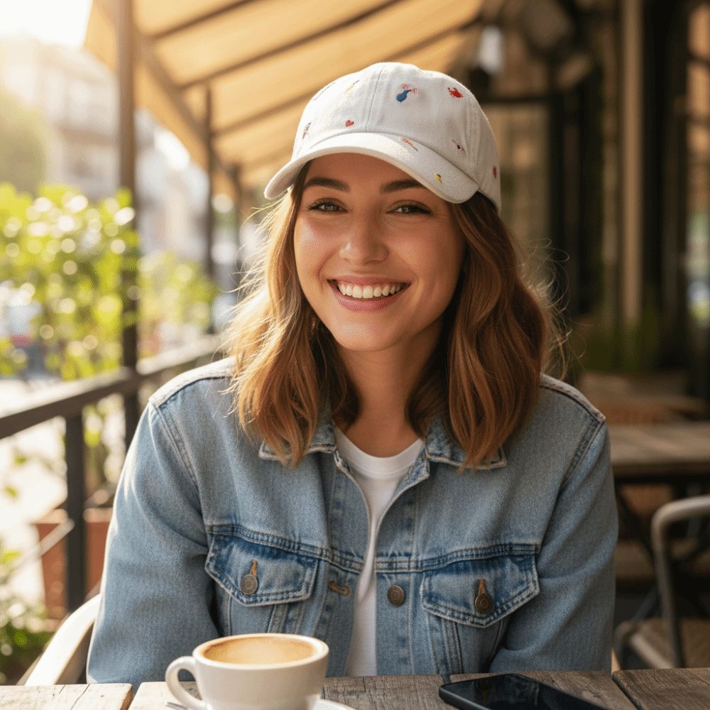 Cute Crab Embroidered Baseball Cap Casual Sun Protection Hat High Quality Duck Tongue Hat Outdoor