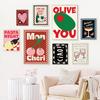 Colorful Food Art Quote Poster Canvas Decorative Painting Wall Prints Decoration Kitchen Pictures Living Cafe Home Decor Mural