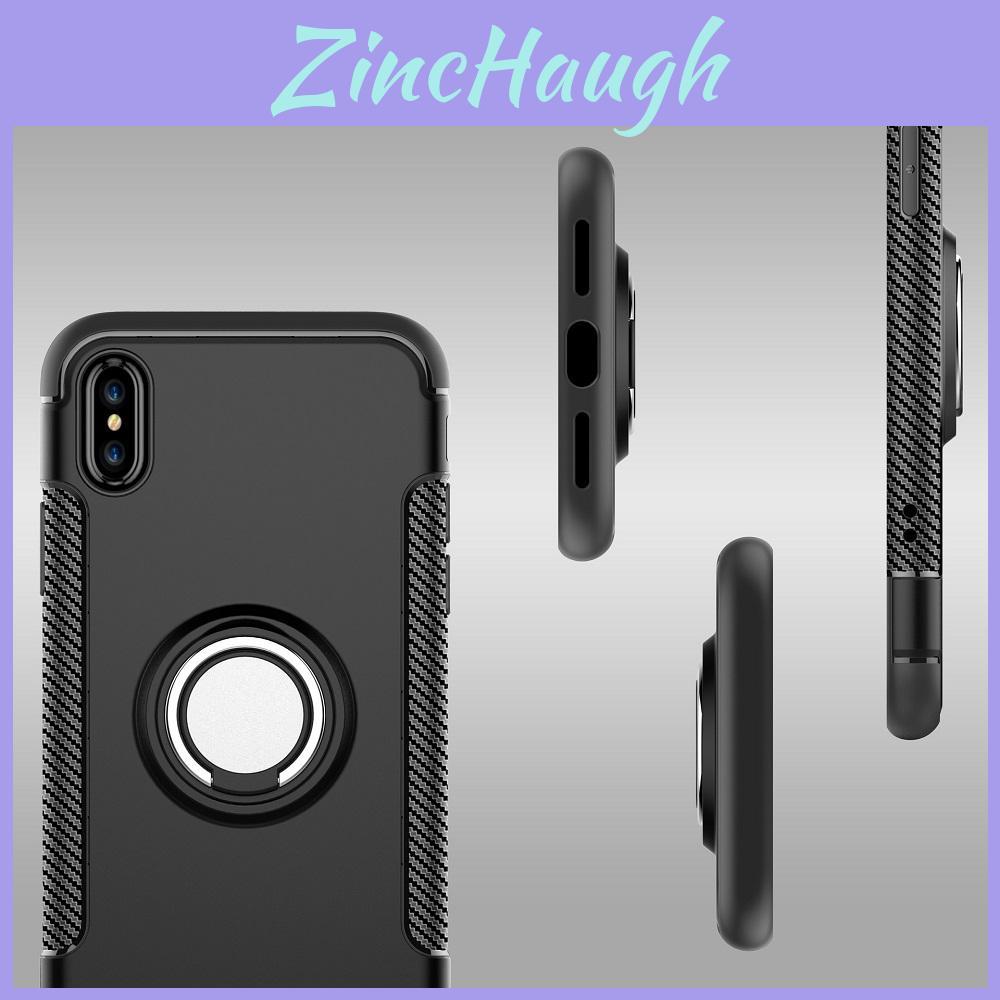 Armor Hybrid Hard Protective Case Rugged Shockproof Ring Holder Kickstand Cover