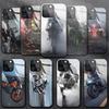 Крутой чехол для мотоцикла iPhone Samsung Galaxy Redmi Note S 17 16 15 14 13 20 24 25 54 Pro Max Ultra Fe Air Закаленное стекло