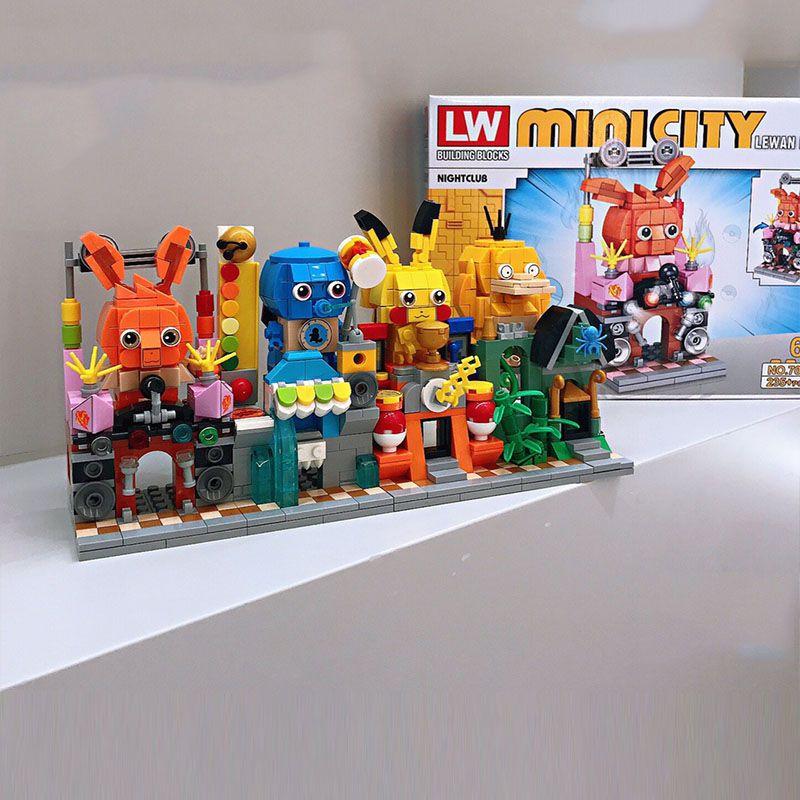 Очаровательные строительные блоки Пикачу для детей Идеальный рождественский подарок и предмет коллекционирования